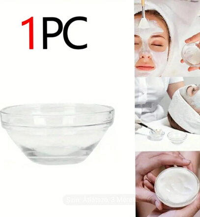 Priehľadná miska na masky, séra a oleje