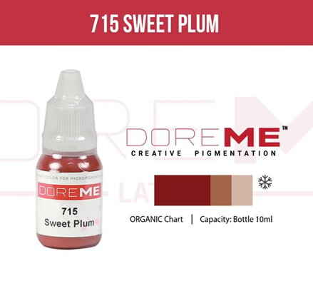 Doreme Organic Lip 715 Sweet Plum 10 ml 