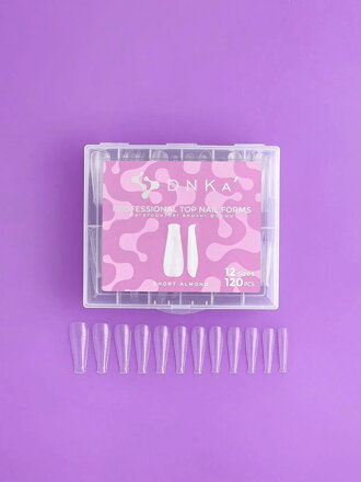 DNKa' Top Nail Forms Short Almond 120pcs