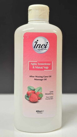 INCI Szőrtelenítés utáni olaj Strawberry 400ml