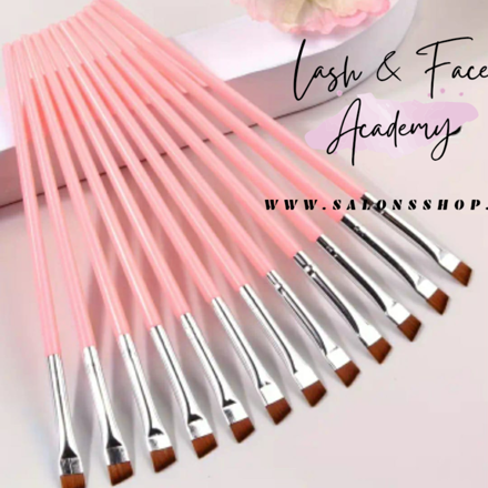 LF  štetec na očné linky a farbenie obočia - 1ks ružový