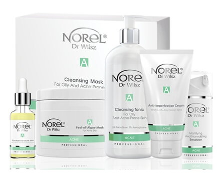 NOREL  ACNE NEW SET  + sada štetcov Zadarmo