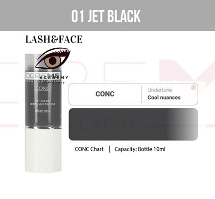Pigment Doreme 01 Jet Black 15ml