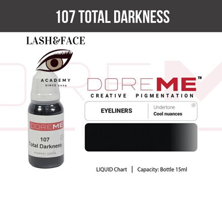 Doreme pigment liquid 107 Total Darkness 15 ml 