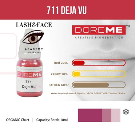 Doreme Organic Lip 711  Deja Vu 10 ml 
