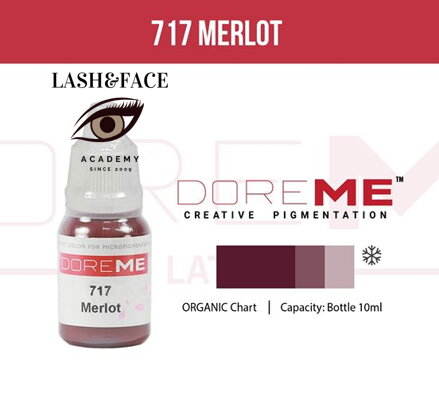 Doreme Organic Lip 717 Merlot 10 ml 