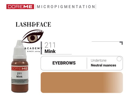 Doreme pigment liquid 211 Mink 15 ml 