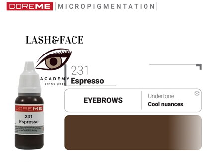 Doreme pigment liquid 231 Espresso 15 ml 