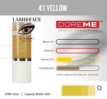 Pigment Doreme 41 Yelllow 15ml