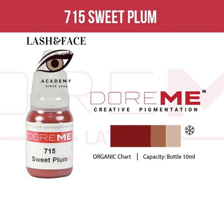 Doreme Organic Lip 715 Sweet Plum 10 ml 