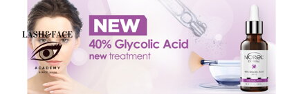 Glycolic Acid 40% - Chemický Peeling SET Malý Ošetrenie