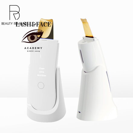 3in1 Vybračný Ultrazvuk + Skin Scrubber + sprej / biely
