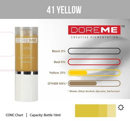 Pigment Doreme 41 Yelllow 10ml