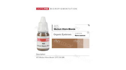 Doreme Organic eyebrow 805 Medium Warm Blonde 10 ml 