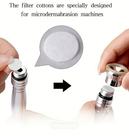 Filtre do dermabrázie bavlnené 10ks