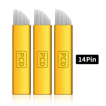  Pengék - 14 tűs modul Microblading Penhez - 10 db