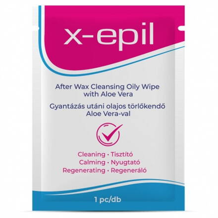 D - Alveola X-Epil Olejový obrúsok po depilácií s Aloe Vera 1ks