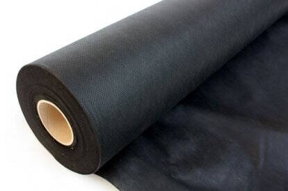 Rolka z netkanej textílie - čierna 60cm  x 50m 
