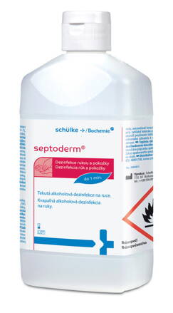 SEPTODERM: Dezinfekcia na pokožku - Septoderm Liquid 500 ml 