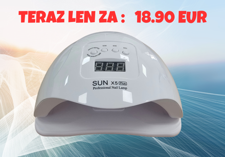 Lampa SUN X5 MAX UV/LED 80 W Biela