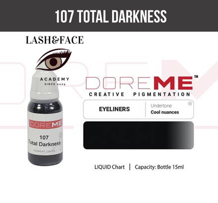 Doreme pigment liquid 107 Total Darkness 15 ml 