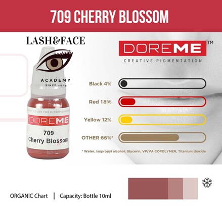 Doreme Organic Lip 709 cherry Blossom 10 ml 