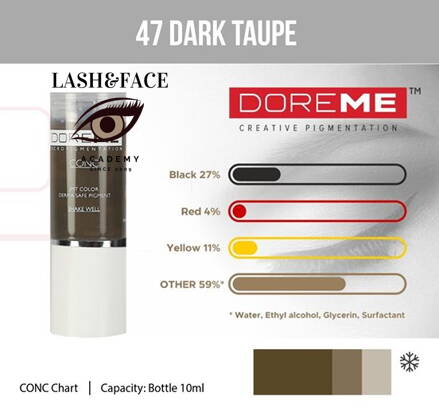 Pigment Doreme 47 Dark Taupe 15ml