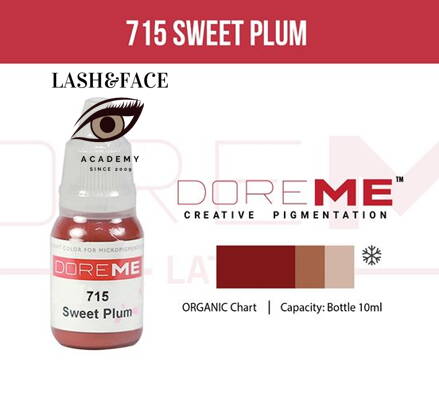 Doreme Organic Lip 715 Sweet Plum 10 ml 