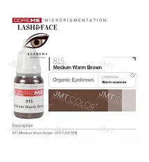 Doreme Organic eyebrow 815 Medium Warm Brown 10 ml 