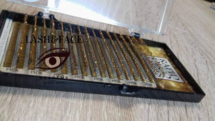 DECO Lashes Zlaté  C 0,15 x 12mm