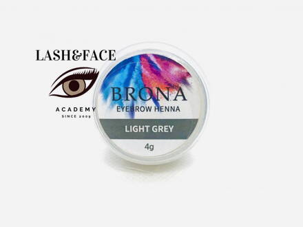 BRONA HENNA Light gray 4 g