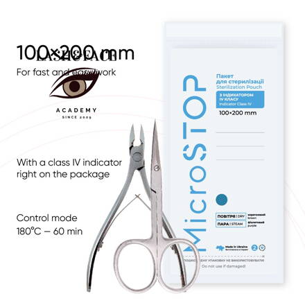 D - Microstop Sterilizačné-kraftové sáčky 100x200mm