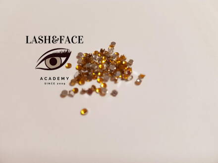 Swarovski kamienky č.1 - 20 kus - 1,5mm - žlté
